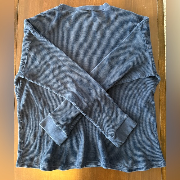 Big Ball Sports West Virginia Mountaineers Long Sleeve Blue Thermal Shirt Sz XL - Picture 4 of 4